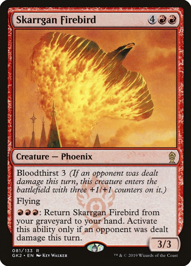 Skarrgan Firebird [Ravnica Allegiance Guild Kit] | Chromatic Games