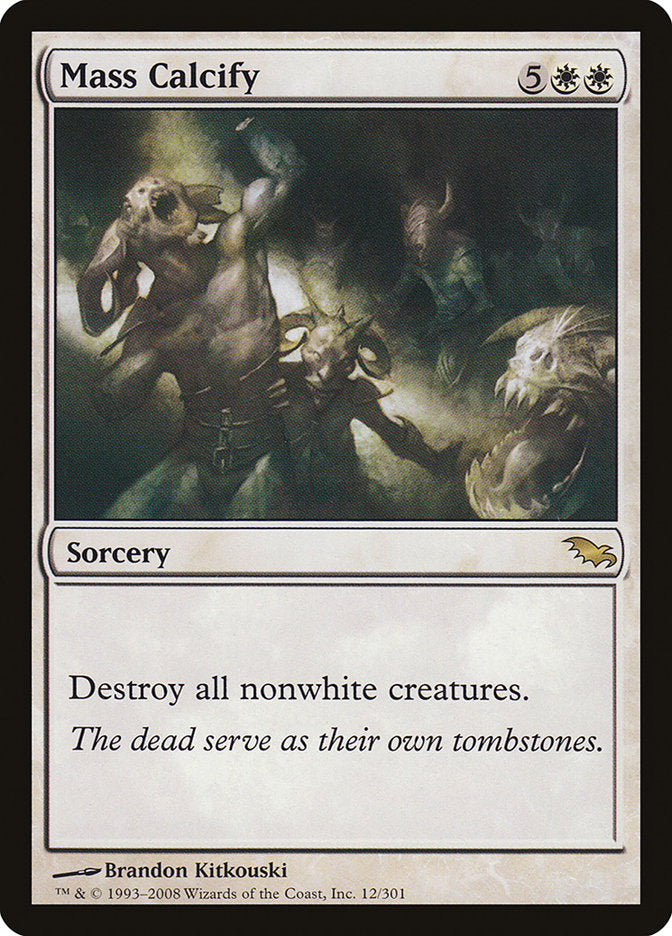 Mass Calcify [Shadowmoor] | Chromatic Games