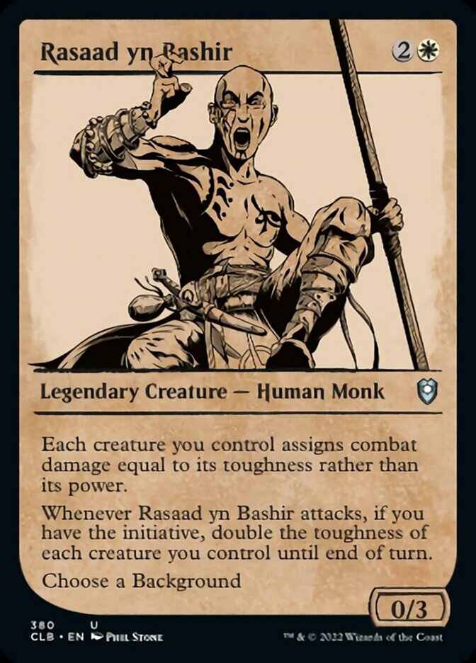 Rasaad yn Bashir (Showcase) [Commander Legends: Battle for Baldur's Gate] | Chromatic Games