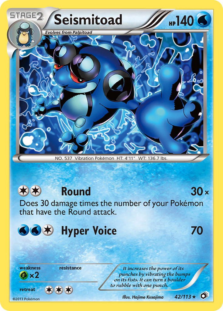 Seismitoad (42/113) [Black & White: Legendary Treasures] | Chromatic Games