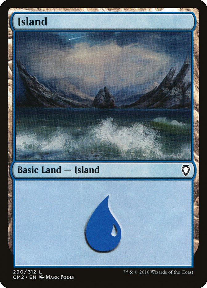 Island (290) [Commander Anthology Volume II] | Chromatic Games