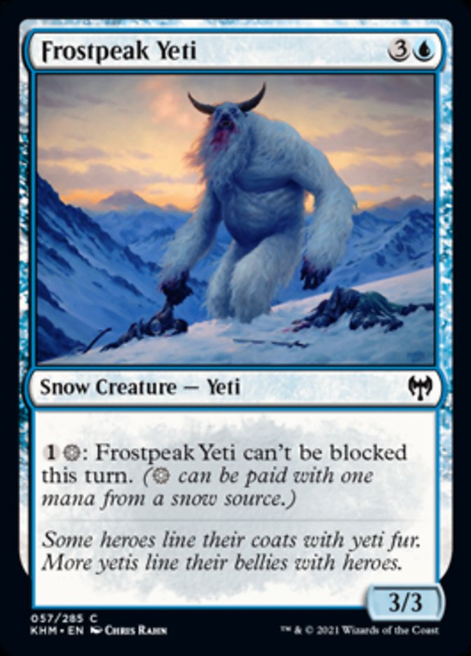 Frostpeak Yeti [Kaldheim] | Chromatic Games