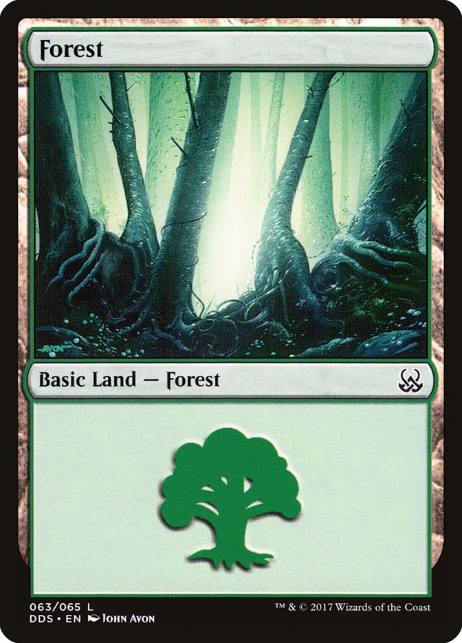 Forest (63) [Duel Decks: Mind vs. Might] | Chromatic Games