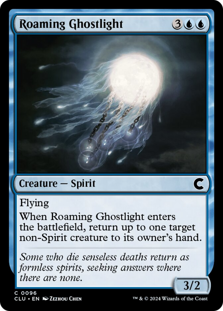 Roaming Ghostlight [Ravnica: Clue Edition] | Chromatic Games