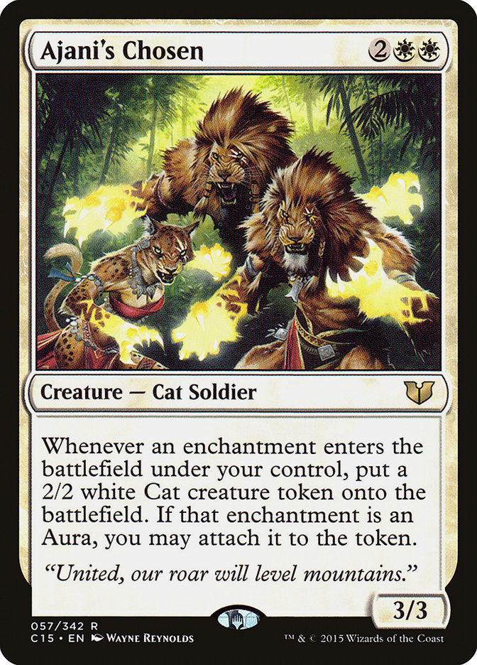 Ajani's Chosen [Commander 2015] | Chromatic Games