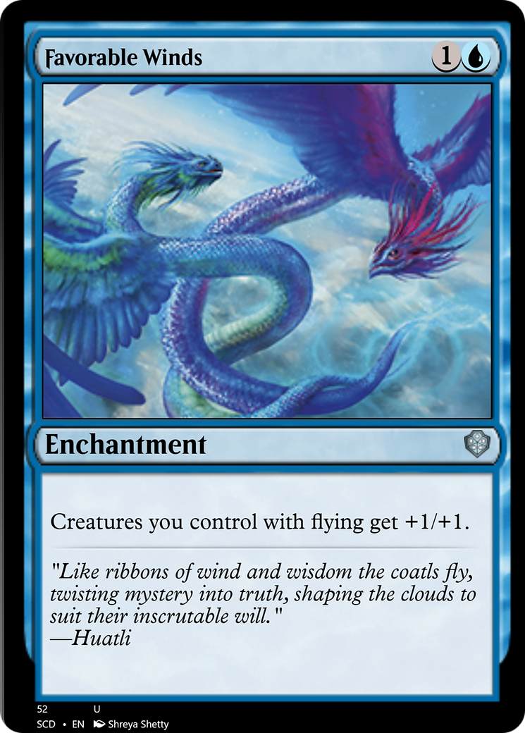 Favorable Winds [Starter Commander Decks] | Chromatic Games