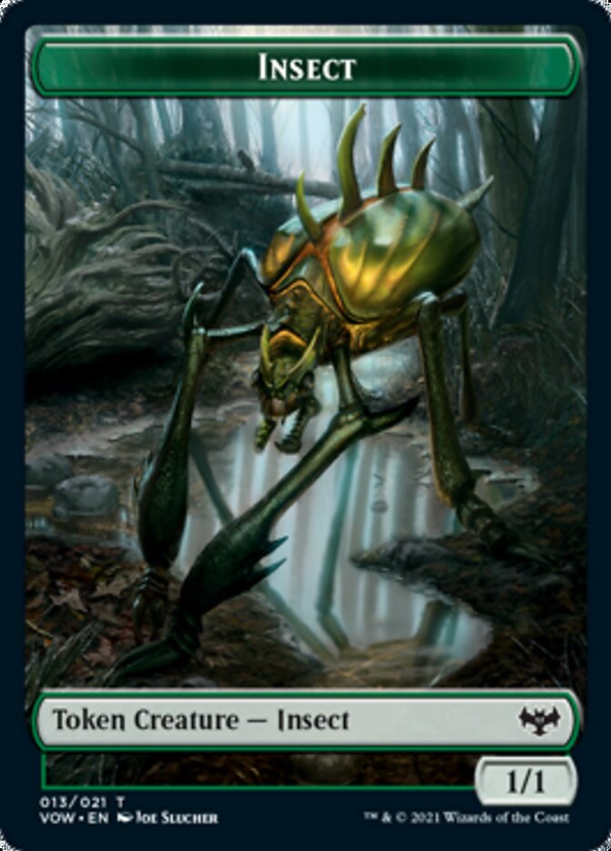 Insect Token [Innistrad: Crimson Vow Tokens] | Chromatic Games