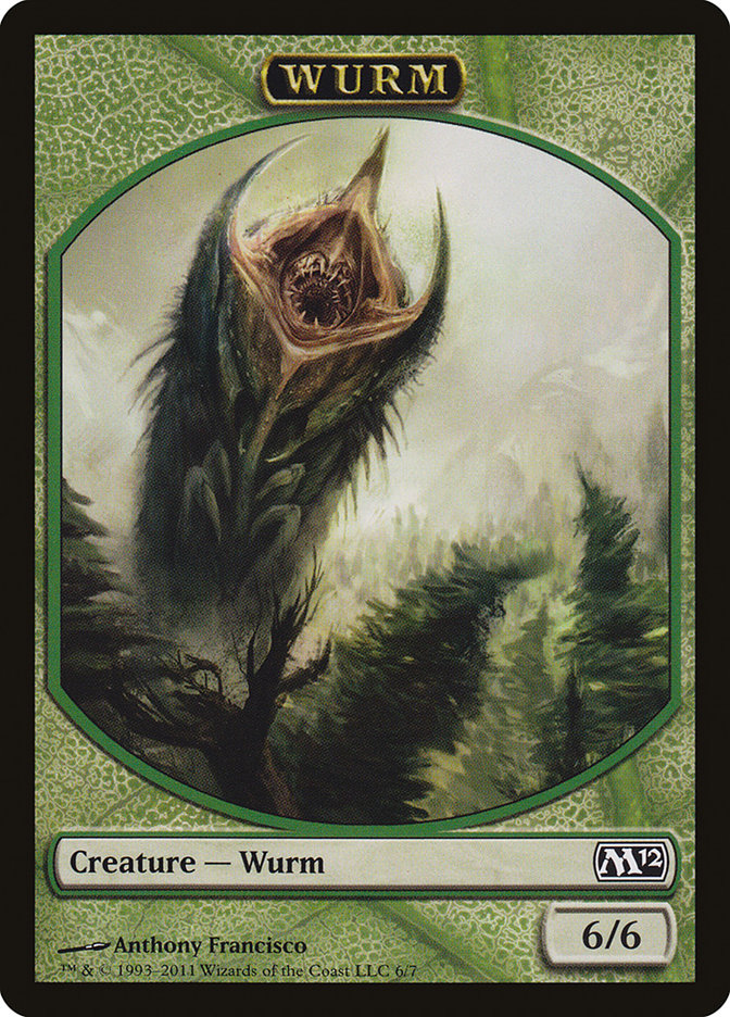 Wurm Token [Magic 2012 Tokens] | Chromatic Games