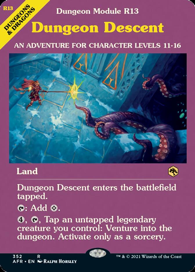 Dungeon Descent (Dungeon Module) [Dungeons & Dragons: Adventures in the Forgotten Realms] | Chromatic Games