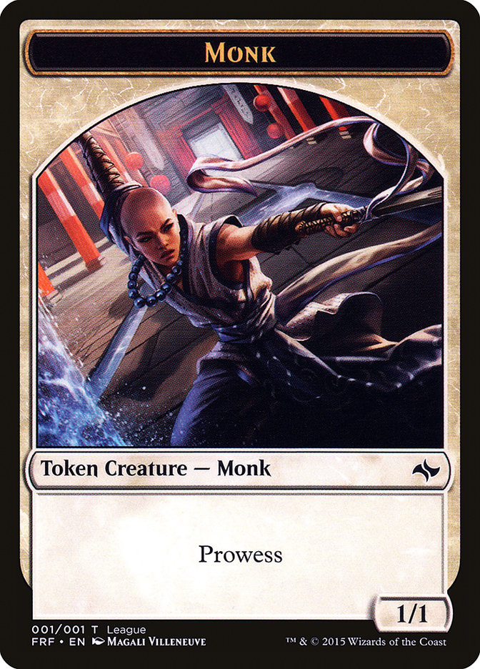 Monk Token [League Tokens 2015] | Chromatic Games