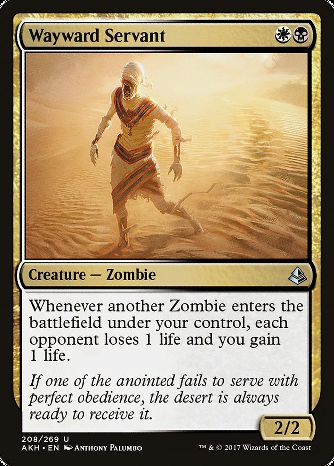 Wayward Servant [Amonkhet] | Chromatic Games