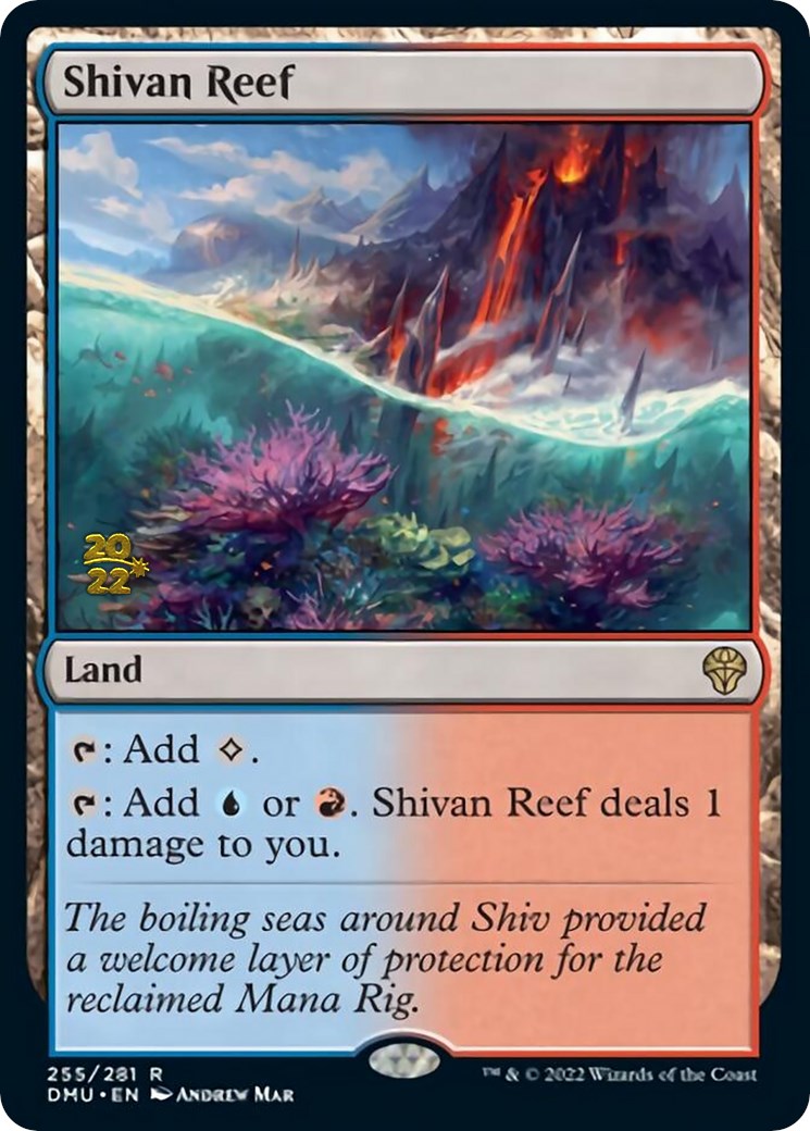 Shivan Reef [Dominaria United Prerelease Promos] | Chromatic Games