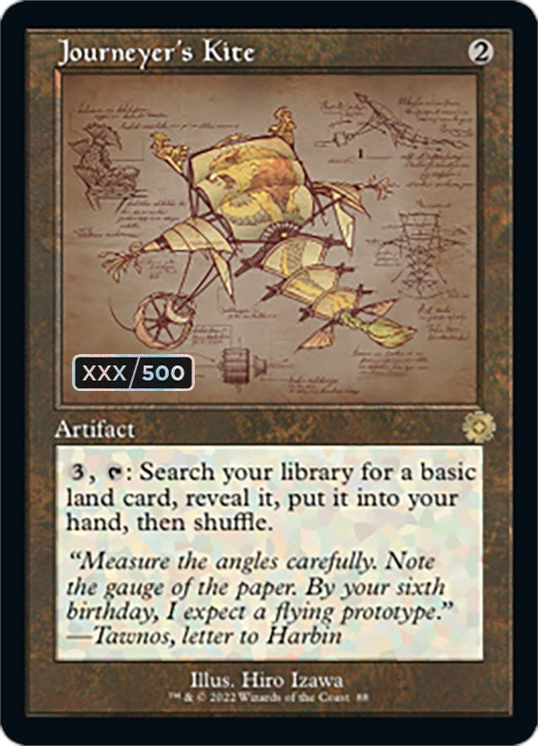 Journeyer's Kite (Retro Schematic) (Serialized) [The Brothers' War Retro Artifacts] | Chromatic Games