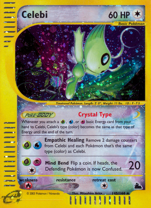 Celebi (145/144) [Skyridge] | Chromatic Games