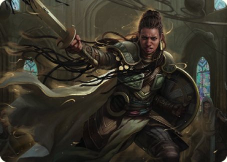 Shanna, Purifying Blade Art Card 1 [Dominaria United Art Series] | Chromatic Games