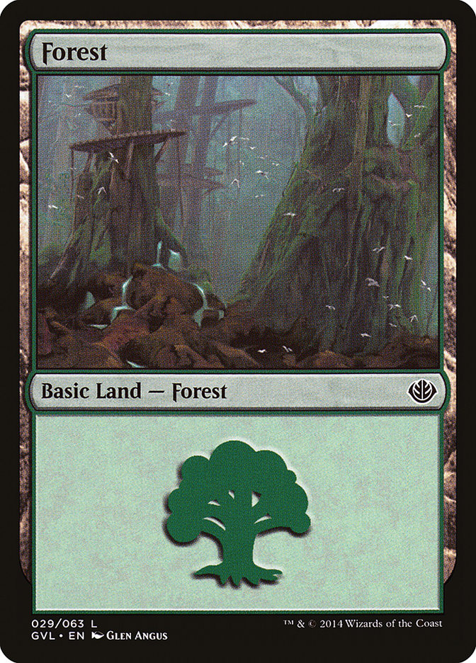 Forest (29) (Garruk vs. Liliana) [Duel Decks Anthology] | Chromatic Games