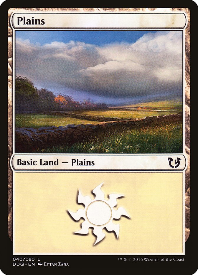 Plains (40) [Duel Decks: Blessed vs. Cursed] | Chromatic Games