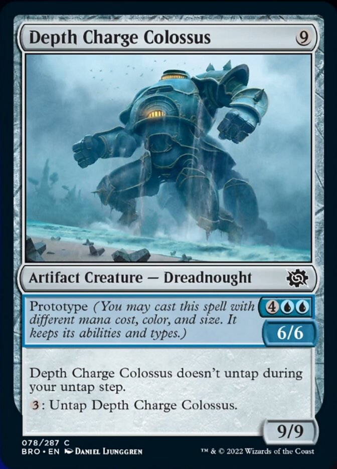 Depth Charge Colossus [The Brothers' War] | Chromatic Games