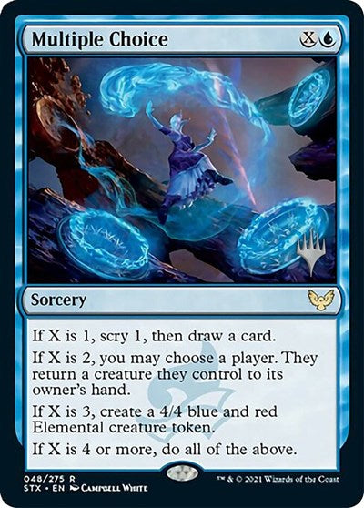 Multiple Choice (Promo Pack) [Strixhaven: School of Mages Promos] | Chromatic Games