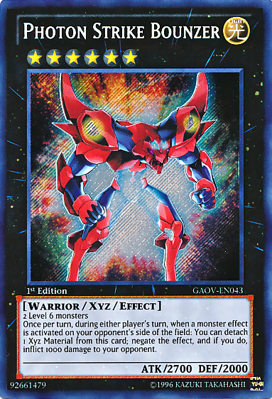 Photon Strike Bounzer [GAOV-EN043] Secret Rare | Chromatic Games