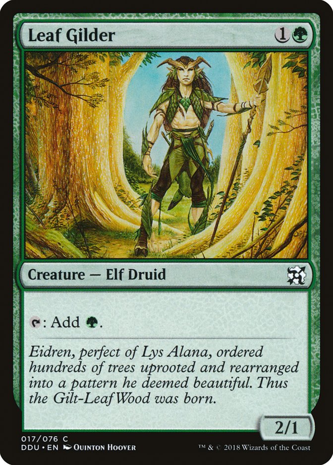 Leaf Gilder [Duel Decks: Elves vs. Inventors] | Chromatic Games