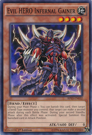 Evil HERO Infernal Gainer [BP03-EN032] Common | Chromatic Games