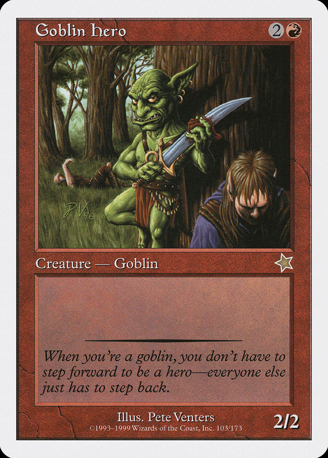 Goblin Hero [Starter 1999] | Chromatic Games