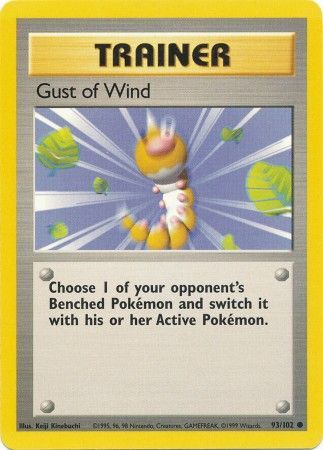 Gust of Wind (93/102) [Base Set Unlimited] | Chromatic Games