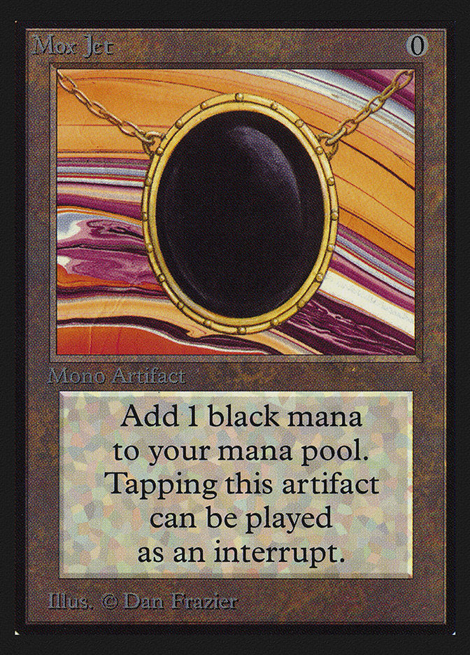 Mox Jet (Black Stone) [International Collectors' Edition] | Chromatic Games