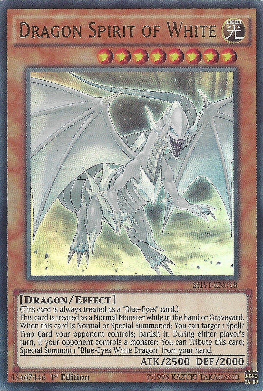 Dragon Spirit of White [SHVI-EN018] Ultra Rare | Chromatic Games