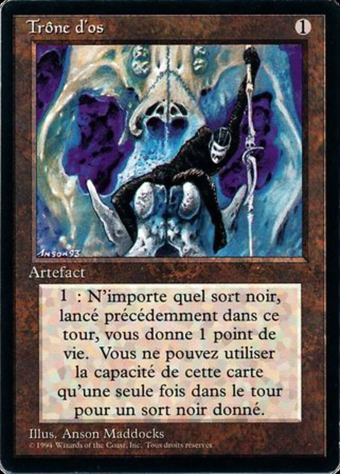 Throne of Bone [Foreign Black Border] | Chromatic Games