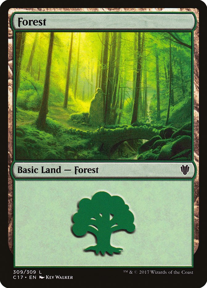 Forest (309) [Commander 2017] | Chromatic Games