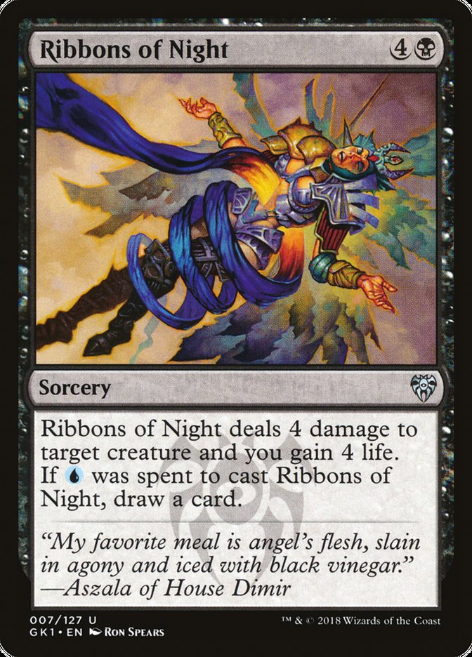 Ribbons of Night [Guilds of Ravnica Guild Kit] | Chromatic Games