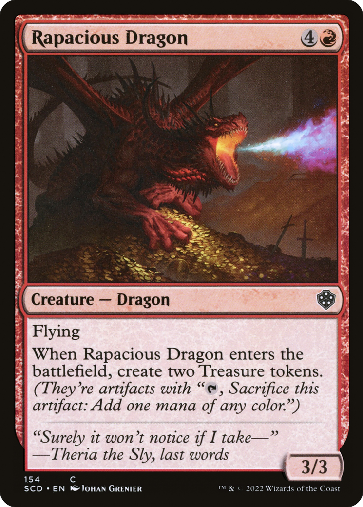 Rapacious Dragon [Starter Commander Decks] | Chromatic Games