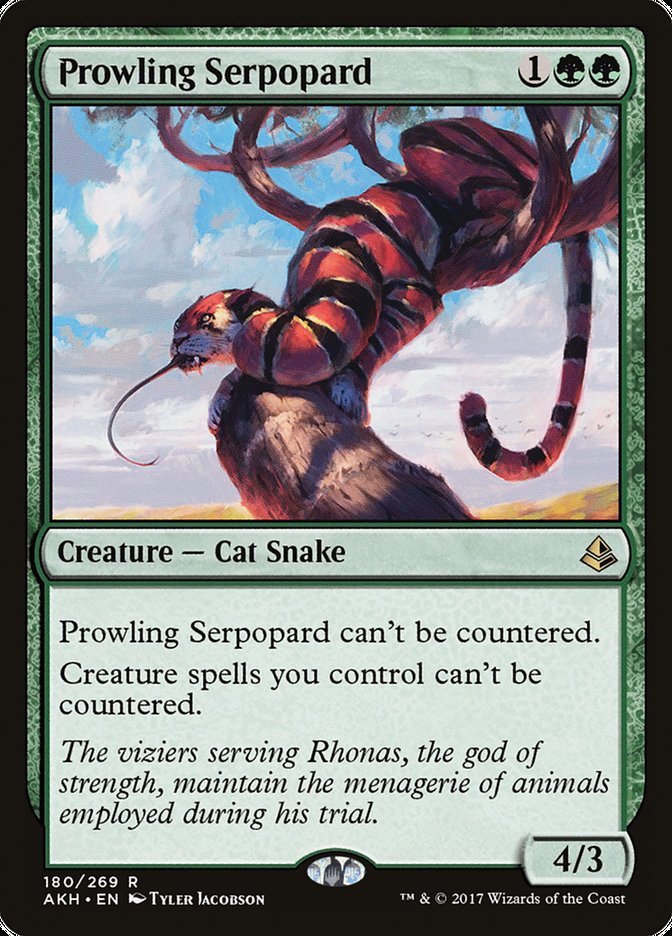 Prowling Serpopard [Amonkhet] | Chromatic Games