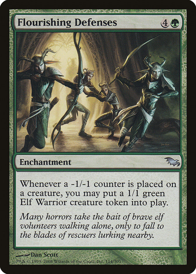 Flourishing Defenses [Shadowmoor] | Chromatic Games