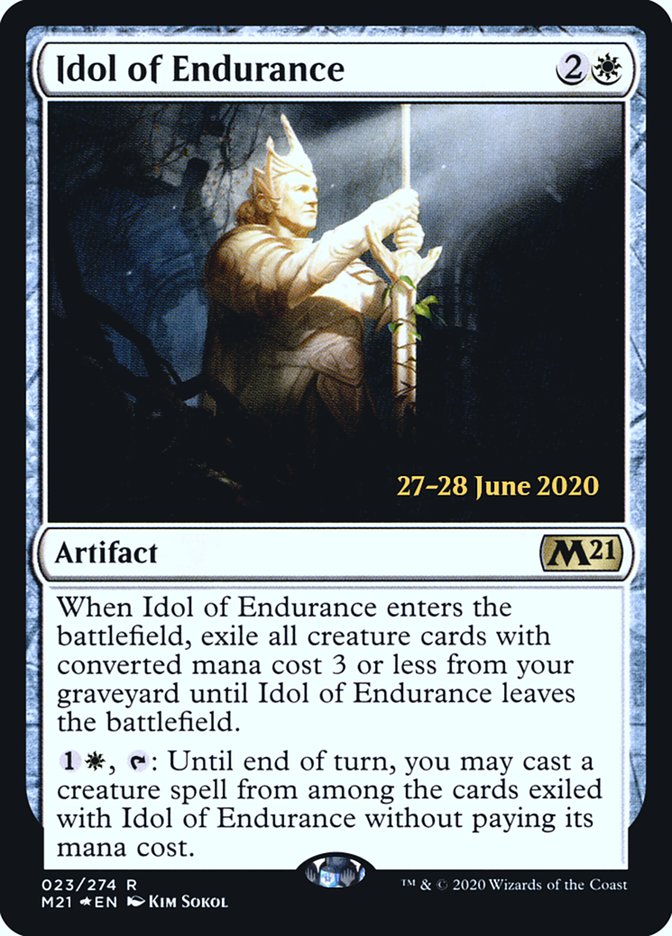 Idol of Endurance [Core Set 2021 Prerelease Promos] | Chromatic Games