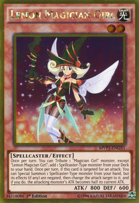 Lemon Magician Girl [MVP1-ENG51] Gold Rare | Chromatic Games