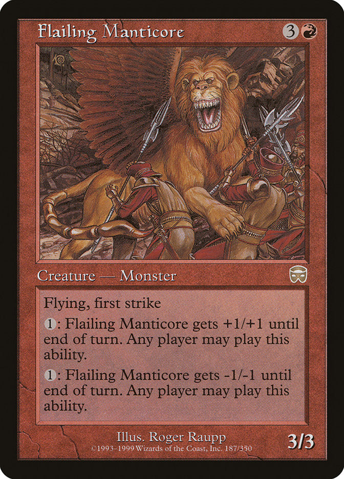 Flailing Manticore [Mercadian Masques] | Chromatic Games