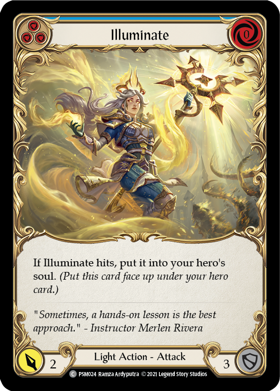 Illuminate (Blue) [PSM024] (Monarch Prism Blitz Deck) | Chromatic Games