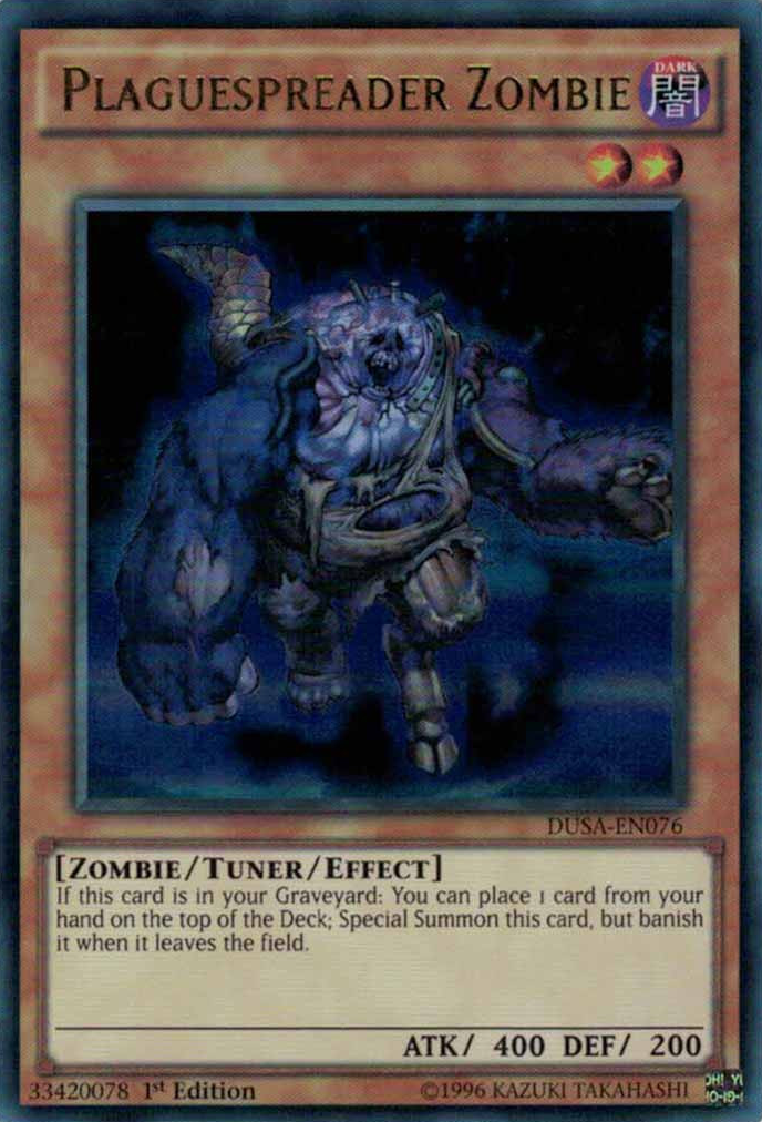 Plaguespreader Zombie [DUSA-EN076] Ultra Rare | Chromatic Games