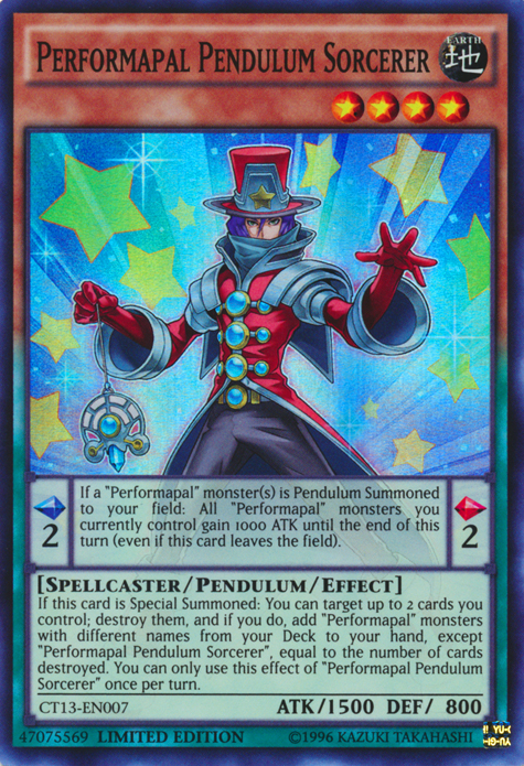 Performapal Pendulum Sorcerer [CT13-EN007] Super Rare | Chromatic Games