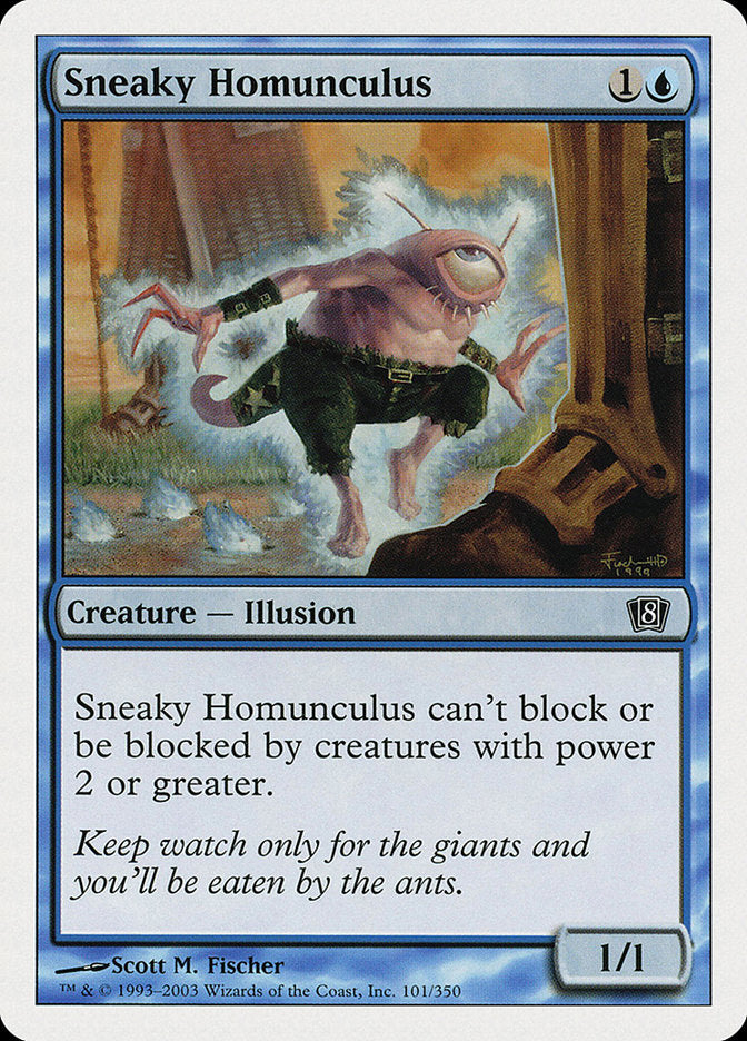 Sneaky Homunculus [Eighth Edition] | Chromatic Games