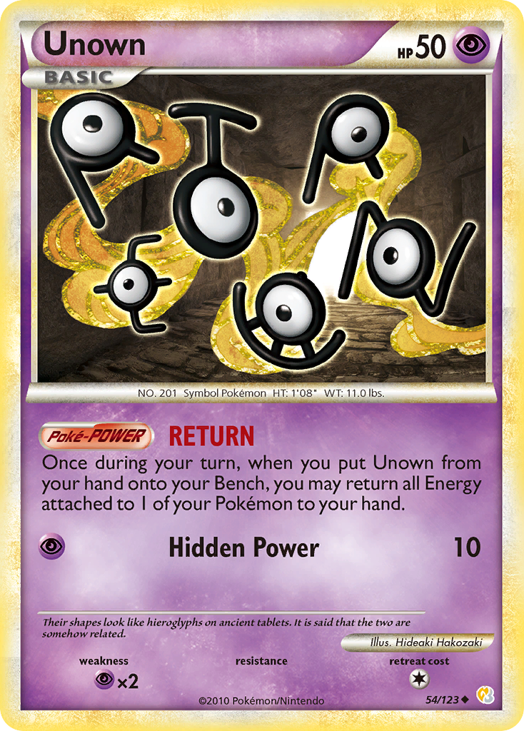 Unown [HeartGold & SoulSilver] | Chromatic Games