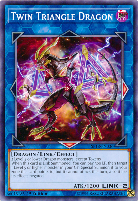 Twin Triangle Dragon [SP18-EN036] Common | Chromatic Games