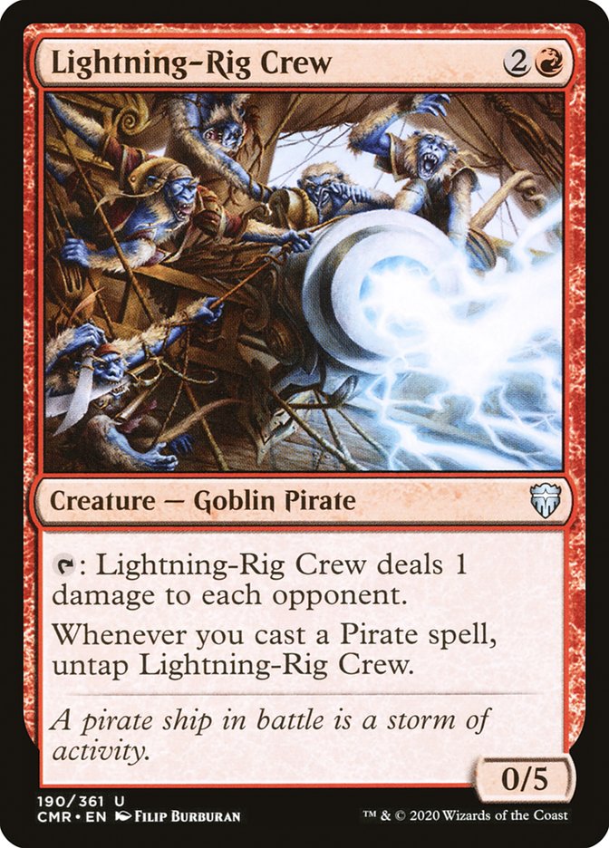 Lightning-Rig Crew [Commander Legends] | Chromatic Games