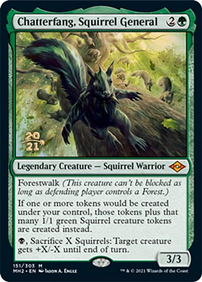 Chatterfang, Squirrel General [Modern Horizons 2 Prerelease Promos] | Chromatic Games