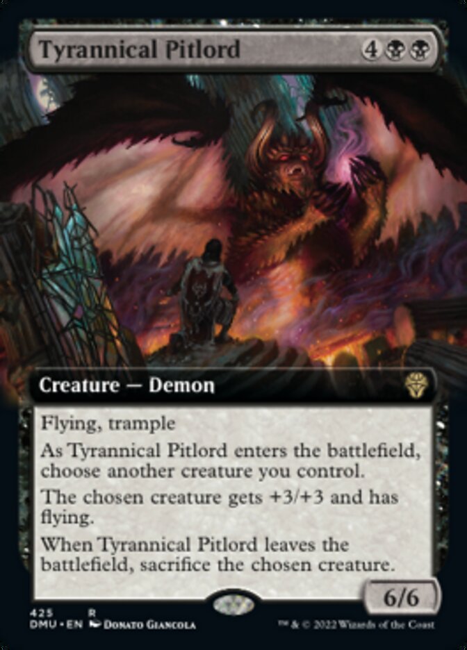 Tyrannical Pitlord (Extended Art) [Dominaria United] | Chromatic Games