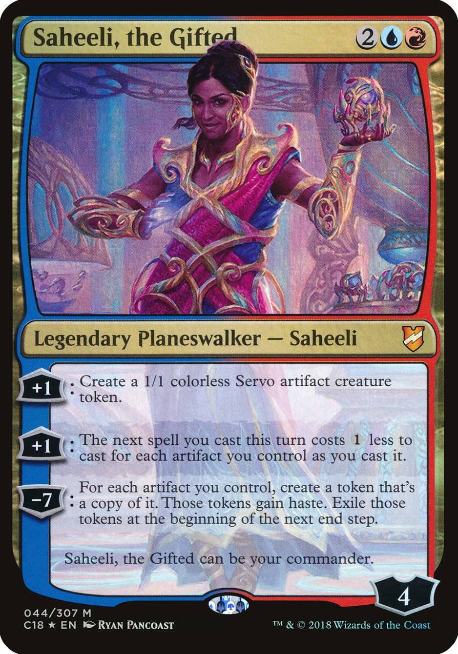 Saheeli, the Gifted (Oversized) [Commander 2018 Oversized] | Chromatic Games