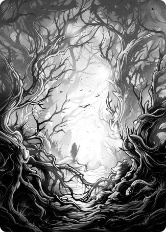 Forest 1 Art Card [Innistrad: Midnight Hunt Art Series] | Chromatic Games